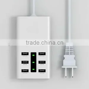2016 High Quality Power Strip With 6 USB Charging Ports thumbnail-5