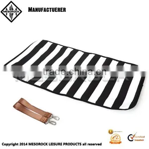 High Quality White and Black Stripe Diaper Tote Bag Baby Diaper Bag thumbnail-4