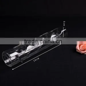 Unique Design, Tubular Glass Candle Holder, Home Decoration, Elegant Noble Candle Holder thumbnail-6
