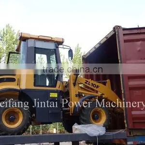 Latest Export 1.0 Ton Wheel Loader, With CE Mini Wheel Loader ZL10F, JT910 thumbnail-2