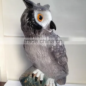 OEM Blow Molding Animal Crafts OWL Hunting Decoy Plastic Decoy For Sale thumbnail-2