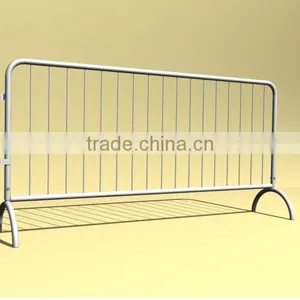 Road Safety Galvanized Steel Mobile Barrier Yellolw Color thumbnail-3