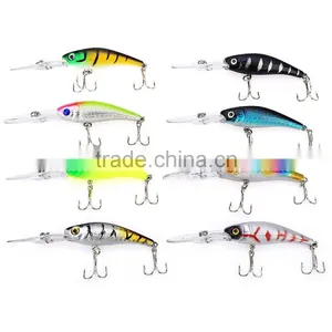 40pcs/lot Fishing Lures 40 Colors Minnow Lure Crank Lures Mix Fishing Bait 40pcs Fishing Lure Simulated Bait Minnow With Hook thumbnail-2