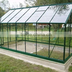 Aluminium Spring Clips Dark Green Glass Greenhouse HX78125G-1 thumbnail-1