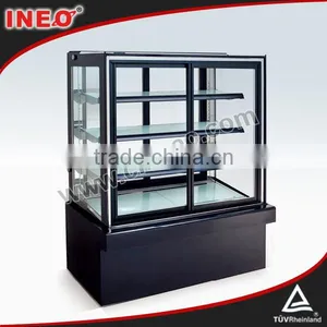 1.5m Upright Commercial Cake Glass Showcase/Food Showcase Refrigerator/Showcase Glass Door thumbnail-1