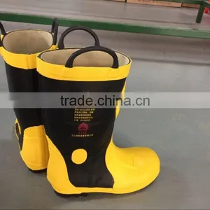 Firefighter's Body Protective Equipment Fire Rescue High Temperature Resistant Boots for Sale thumbnail-6