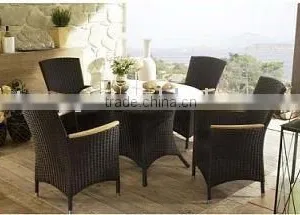 Outdoor Rattan Wicker Garden Chair thumbnail-1