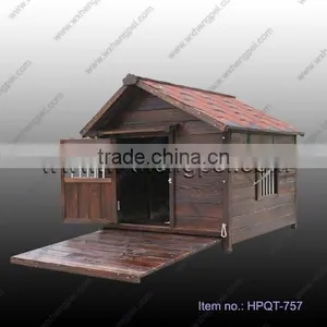 Wooden Big Dog House Outdoor Home thumbnail-1