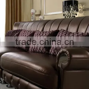 2015 Home Living Room Furniture Leather Sofa thumbnail-5