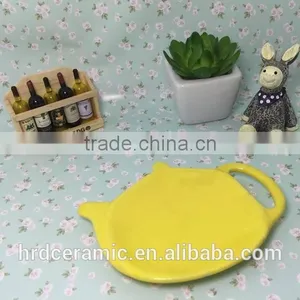Made in China Stocked Dinnerware Yellow Ceramic Dish thumbnail-3