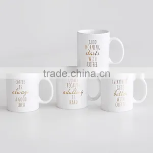 11oz Ceramic Coffee Mug With Deca for Promotional thumbnail-1
