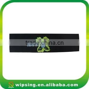 High Stretch Black Headband With Logo Printing thumbnail-1