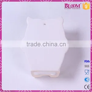 Owl Shape Custom Gift White Ceramic Humidifier for Sale thumbnail-5