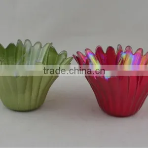 Long Stem Votive Candle Holders Glass Christmas Decoration thumbnail-1
