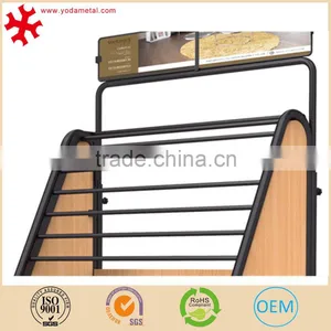 Portable Metal Carpet Display Rack for Retail Shop With Advertising Board thumbnail-2