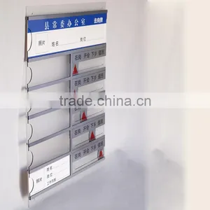 Custom Acrylic Wall Sign Holder Silk Screen thumbnail-6
