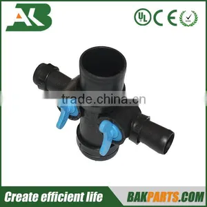 New Garden Hose 4 Way Tap Connector Adapter With Shut Offs thumbnail-5