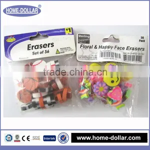 Factory Wholesale School Kids Mini Stationery Non Dust Smiling Face Emoji Eraser thumbnail-3
