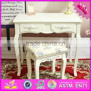 2016 Wholesale High Quality Bedroom Solid Wooden Youth Vanity Set W08G190 thumbnail-5