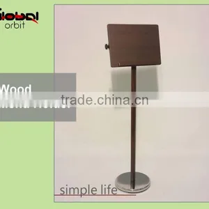 Adjustable Restaurant Table Stand Wood Menu Holder thumbnail-1
