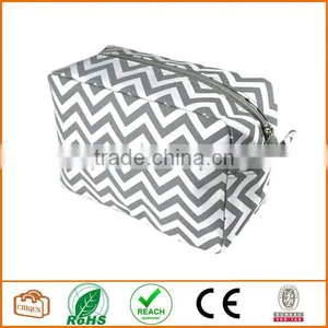 Gray Make-Up Cosmetic Tote Bag Carry Case thumbnail-1
