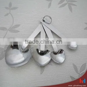 4pcs Heart-shaped Stainless Steel Measuring Spoons thumbnail-1