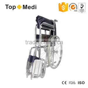 Guangzhou Best Price Manual Steel Wheelchair / Silla de Ruedas thumbnail-6
