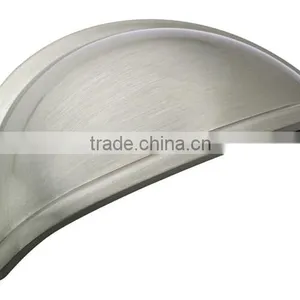 Satin Zinc Alloy Cabinet Drawer Pull Handle Shell Style Handle Cup Handle thumbnail-5
