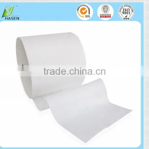 White Polyester Nonwoven Cotton Fabric Rolls thumbnail-1