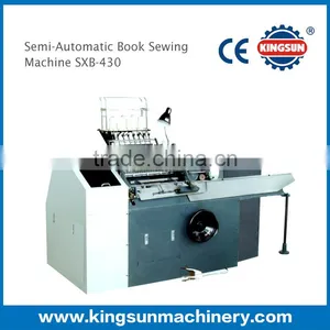 Semi-automatic Book Sewing Machine in Post- Press Equipment thumbnail-1