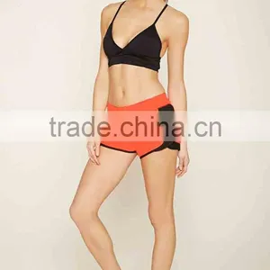 Sexy Shorts for Women Fashion Wholesale Hot Sport Wear Active Contrast-Trimmed Shorts Pants Plain Cotton High Quality thumbnail-6