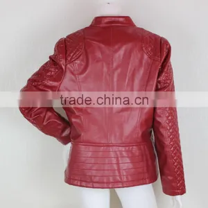 2017 New Small Leather Jacket Women Top Quality High Fashion thumbnail-2