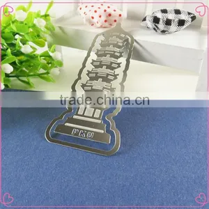 OEM Skeleton Silver S/S ODM Tower Shape Bookmark thumbnail-2