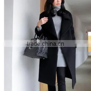 Women Trench Coat Parka Lady Thicken Warm Winter Overcoat Long Jacket Outwear thumbnail-5
