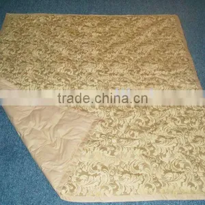 100% Silk Embossed Quilt Throw thumbnail-1