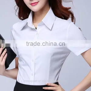 Cool Polo Cotton Open Design Shirts for Lady thumbnail-1