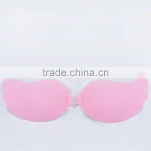 Flesh Color Silicone Sexy Nude Bra for Women thumbnail-4