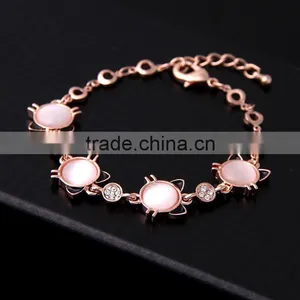 Zm33716a Fashion Wholesale Gold Plated Colorful Bracelet Jewelry thumbnail-5