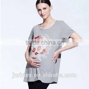 High Quality 100%Cotton Printed Costume for Pregnant Women thumbnail-1