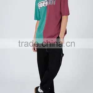 Custom Latest Men Asymmetric Personality Trend T - Shirts thumbnail-5