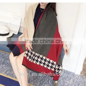 Winter ImitatiOn Cashmere Shawl Fashion Star With The Scarves Long Thermal Print Women Muffler Women Neckerchief thumbnail-5