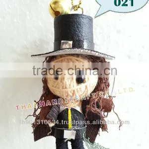 Handmade Keychains Keyrings Voodoo Doll String Accessories Bag Gifts thumbnail-1