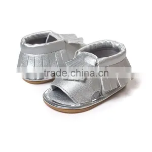 Artificial Leather Fringed Baby Summer Sandals, Hard Sole Baby Summer Sandals thumbnail-5