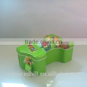 Low Price Hot Selling Tinplate Material Craft Gift Box Cheap Metal Iron Piggy Bank for Collection thumbnail-1