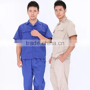 100% Cotton Female Summer Factory Worker Safety Working Safety Clothes thumbnail-1