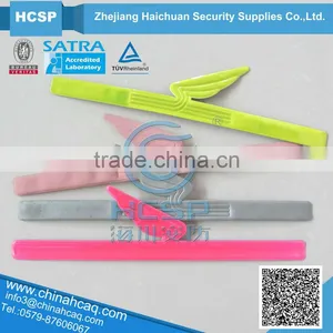 Shaped Reflective Snap Band, Reflective Slap Wrap,Reflector Wrist CE EN13356 thumbnail-1