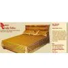 Golden Color Handloom Bed Spread From Varanasi (India) thumbnail-1
