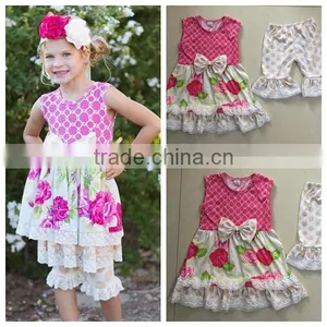 Conice Remake Summer Cotton Wholesale Children Boutique Outfit thumbnail-3