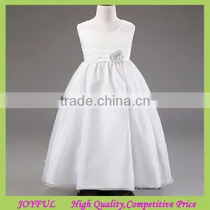 White Tulle Flower Girl Dresses Princess Pageant Party Birthday Wedding Dresses thumbnail-1