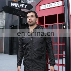 Healy 100% Polyester Lightweight Waterproof Hood Rain Jacket thumbnail-5